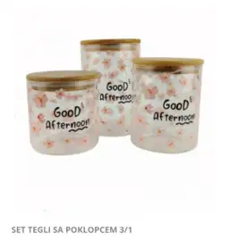 Set tegli sa poklopcem 3/1 2