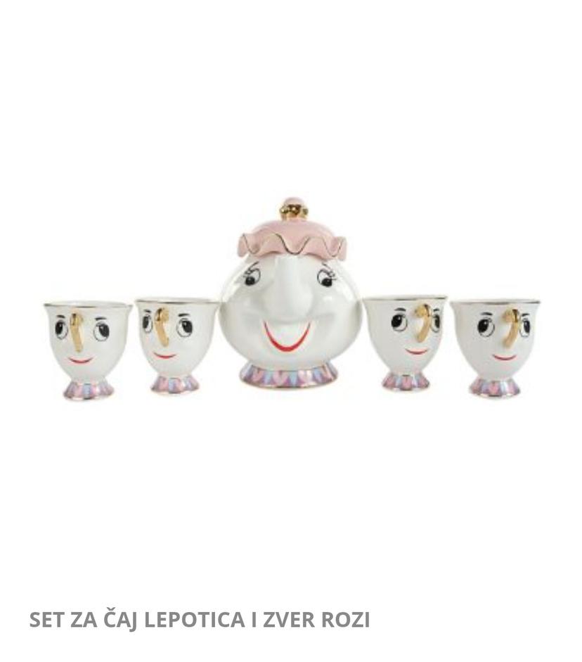 Set za čaj LEPOTICA I ZVER